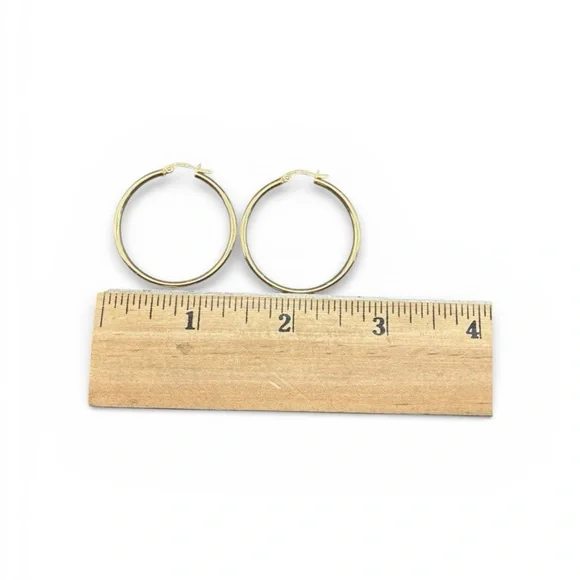 Elegant Gold Hoop Earrings